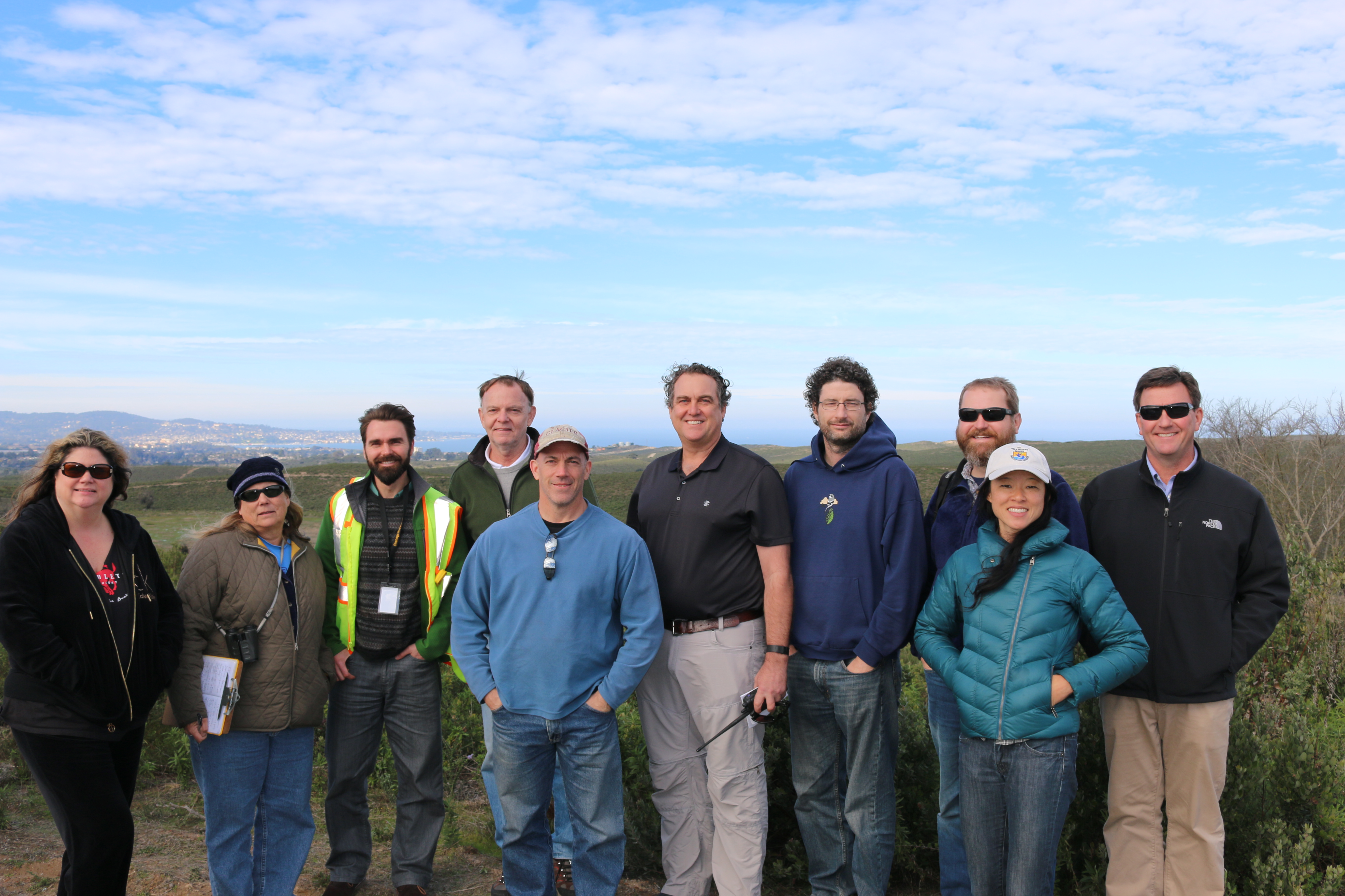A recent Fort Ord tour with Army and Ventura Office staff of U.S. Fish and Wildlife.